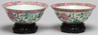 Appraisal: Pair of Chinese Qing Dynasty Hand Late th early th