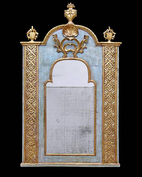 Appraisal: A marvelous and unique Spanish Neoclassical parcel gilt and aqua