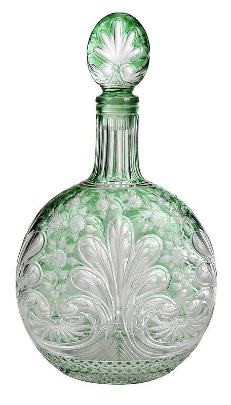 Appraisal: Stevens Williams Attributed Cut Glass Decanter British late th th