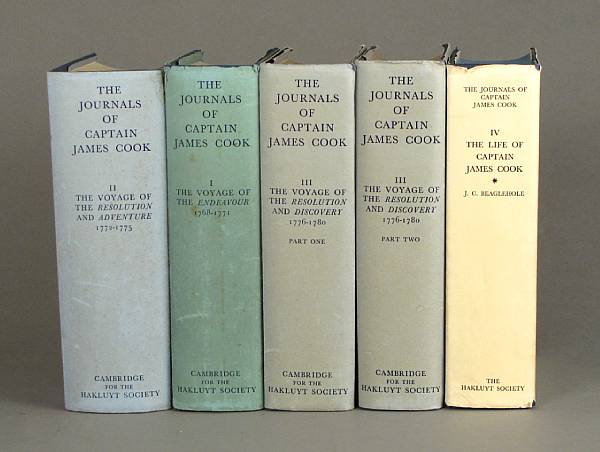 Appraisal: COOK JAMES The Journals of Captain James Cook on His