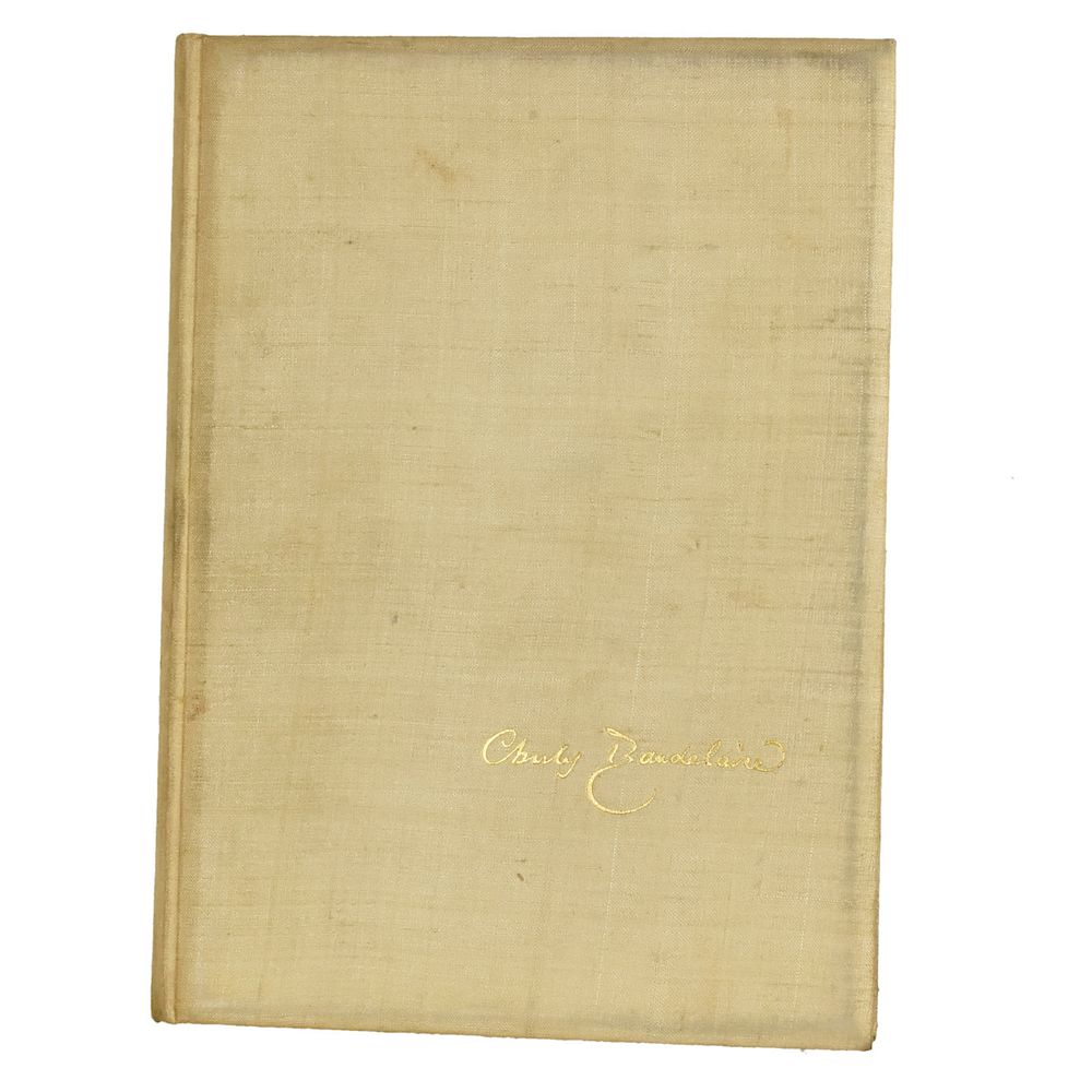 Appraisal: Charles Baudelaire Intimate Journals Trans T S Eliot Signed Charles