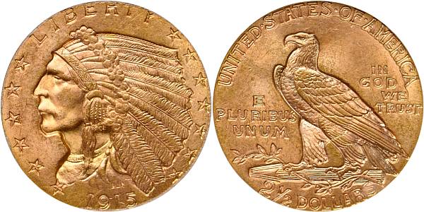 Appraisal: MS PCGS Striking clear copper-gold covers the exceptionally smooth fields