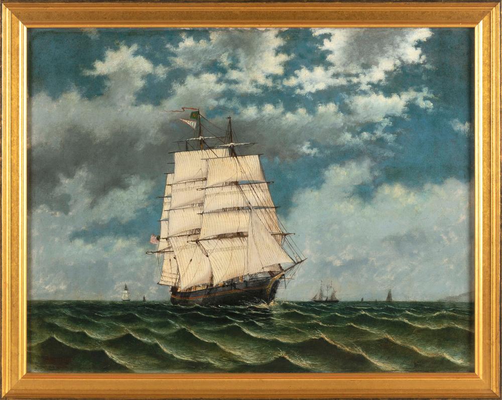 Appraisal: CHARLES GRANT BEAUREGARD NEW YORK CANADA - CLIPPER SHIP HEADED