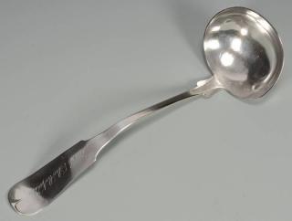 Appraisal: Merriman Memphis Coin Silver Soup Ladle Memphis Tennessee coin silver