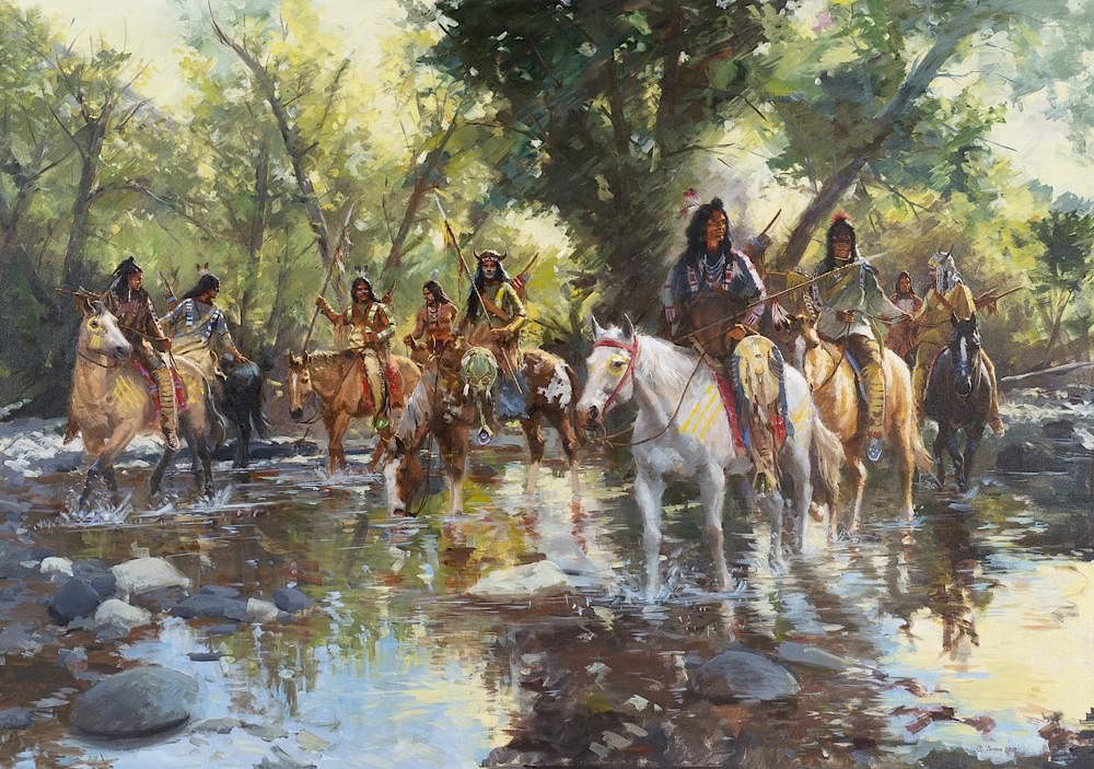 Appraisal: Sioux Splendor by Jim Carson Jim Carson b Sioux Splendor