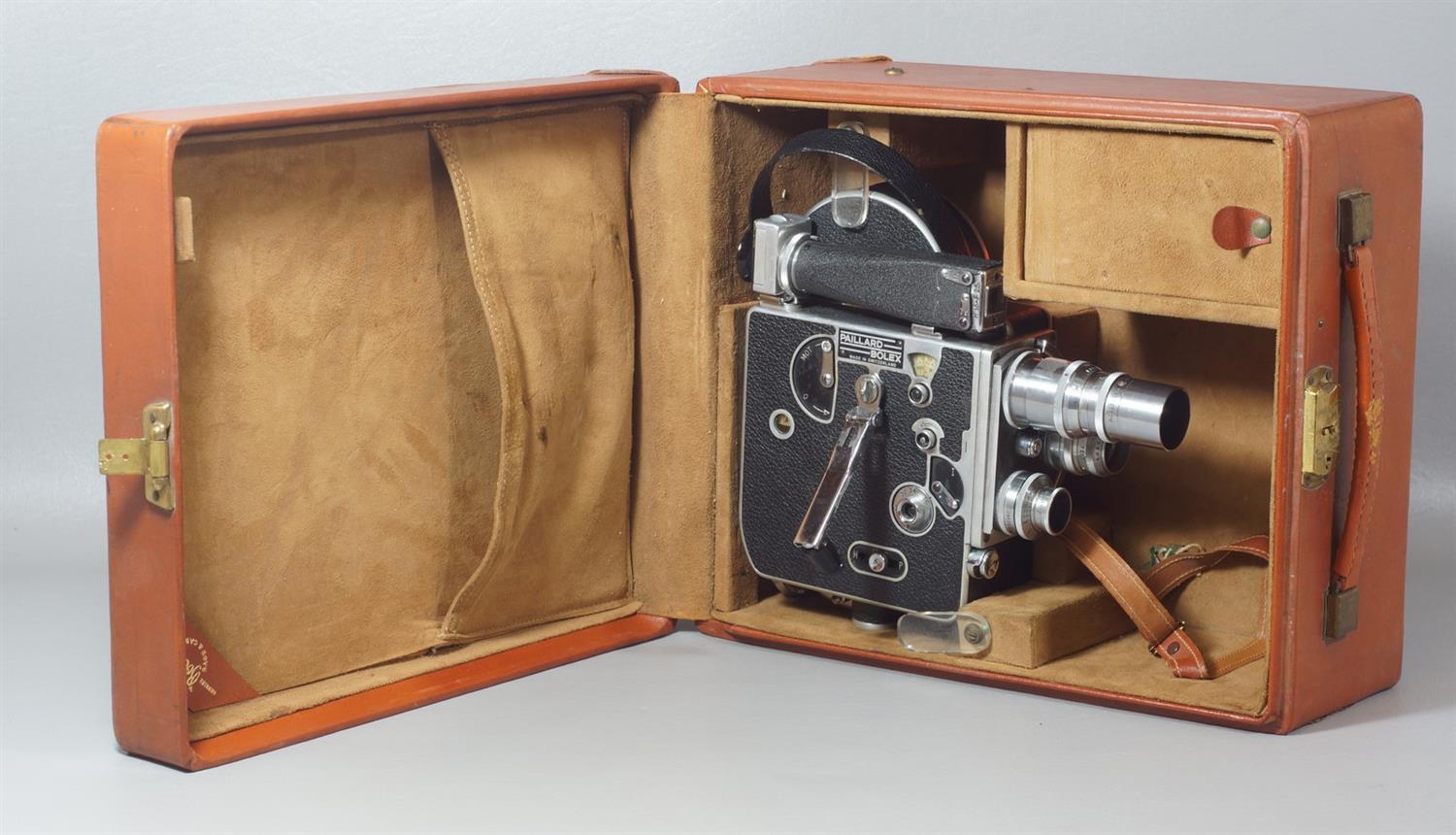 Appraisal: Paillard Bolex H- Leader mm Movie Camera in original case