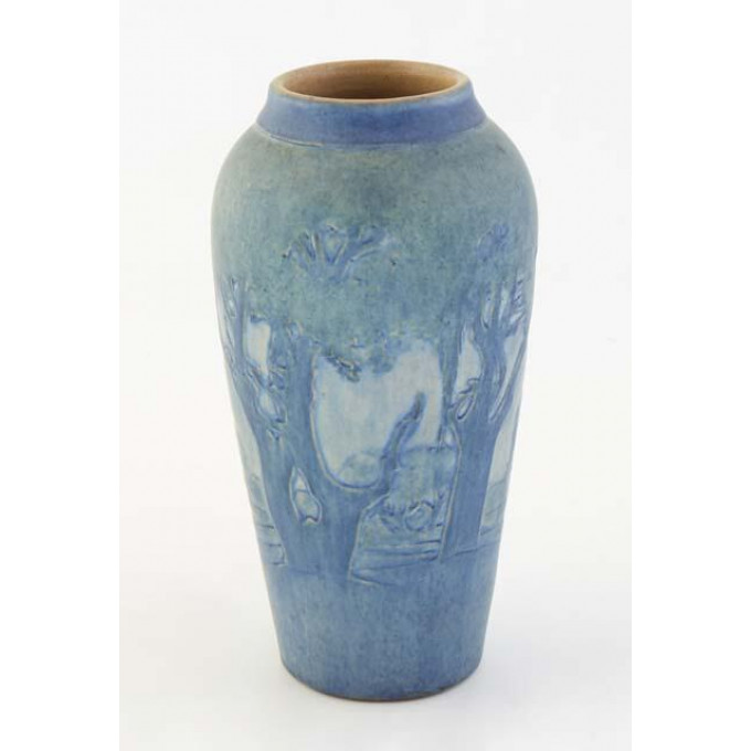 Appraisal: Newcomb Art Pottery Baluster Vase by Sadie Irvine matte finish