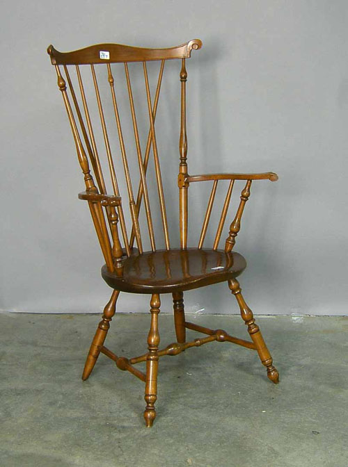 Appraisal: Lausch windsor armchair