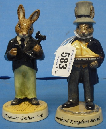 Appraisal: Royal Doulton Bunnykins Figures Alexandra Graham Bell DB And Isambard