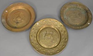 Appraisal: Three Alms dishes including two with holes th century or