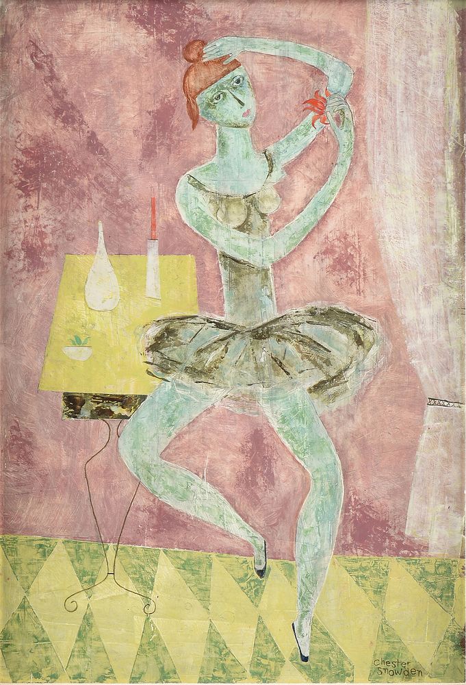 Appraisal: CHESTER DIXON SNOWDEN American Texas - A PAINTING The Ballerina