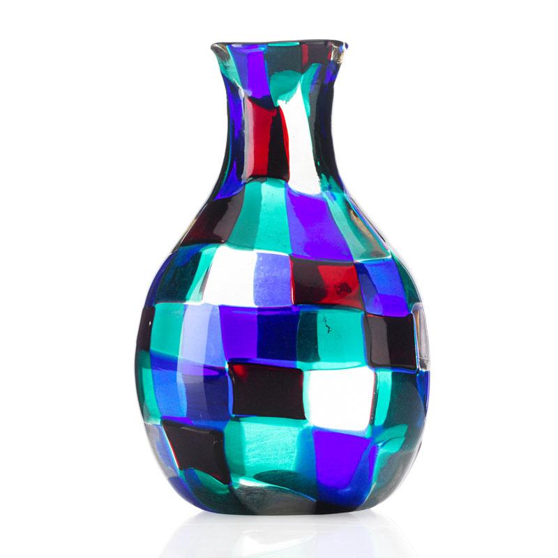 Appraisal: FULVIO BIANCONI VENINI Pezzato glass vase Condition Report Some minor