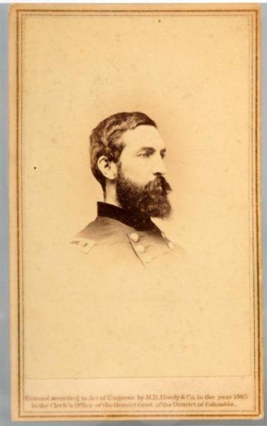 Appraisal: Major General Christopher Columbus Andrews CDV Description Cameo view Act