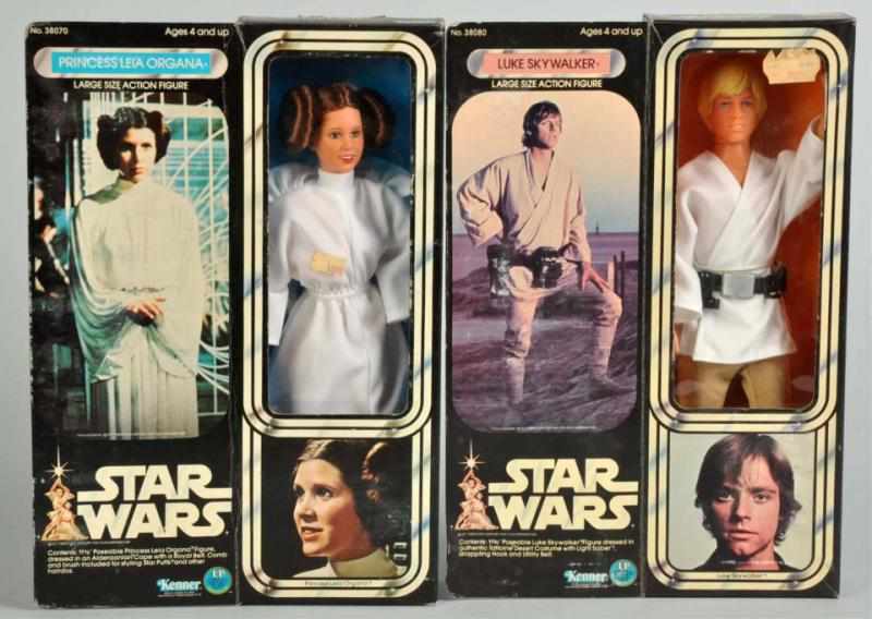 Appraisal: Lot of Star Wars -Inch Figures Description Includes Princess Leia