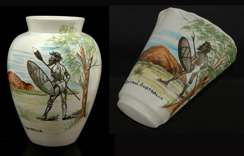 Appraisal: DIANA WARE New South Wales circa Comprising a ceramic vase