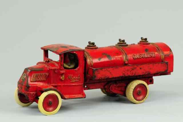 Appraisal: ARCADE MACK ''LUBRITE'' GASOLINE TRUCK Cast iron painted in bright