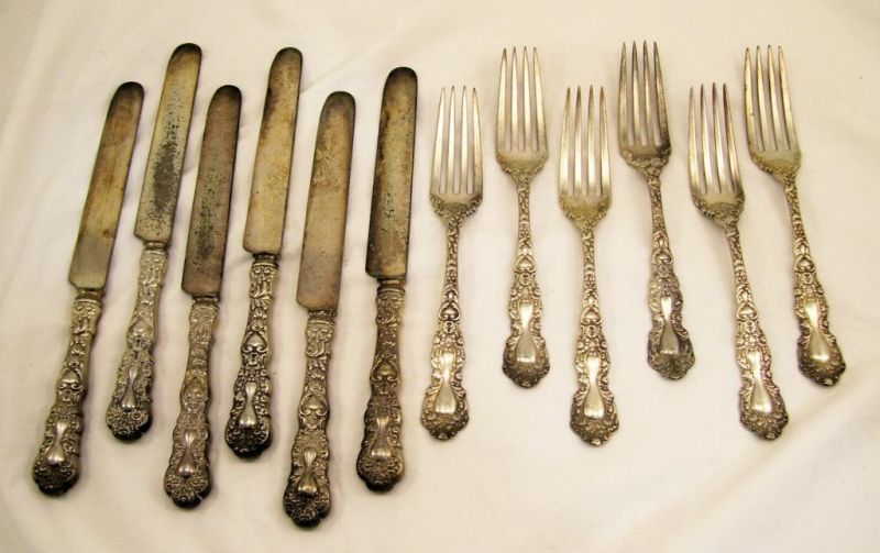 Appraisal: pcs Sterling Imperial Chrysanthemum Flatware Gorham sterling includes - Dinner