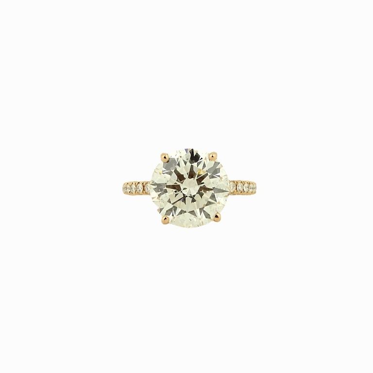 Appraisal: GIA ct Round Brilliant H SI Engagement Ring GIA certified