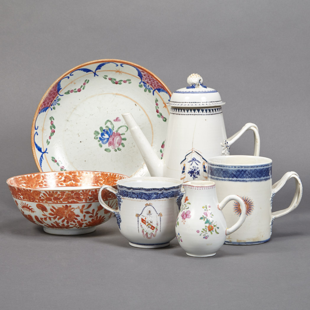 Appraisal: Group of Chinese Export and Other Porcelain Articles Primarily th