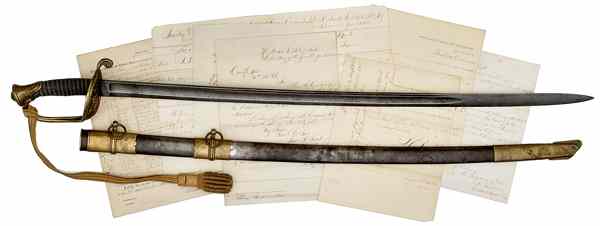 Appraisal: U S Civil War Model Staff Officer's Sword Presented to