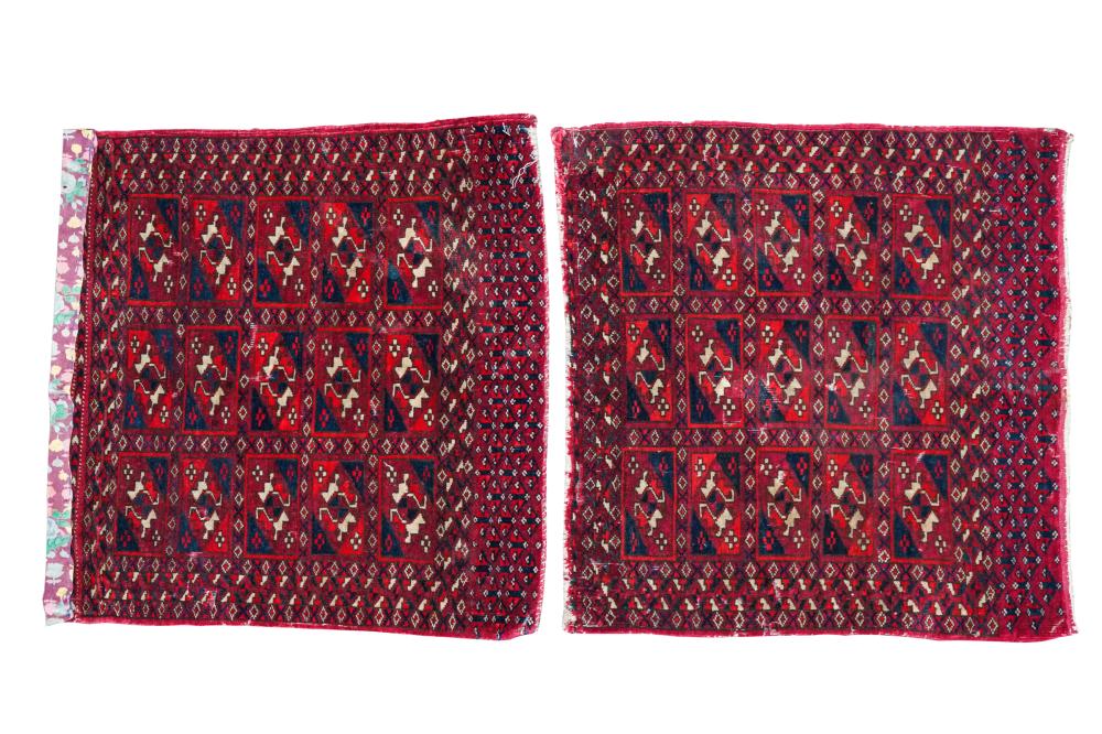 Appraisal: TWO TEKKE MATSwool one ' x ' the other '