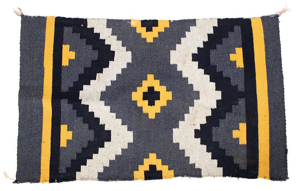 Appraisal: Navajo Teec Nos Pos Regional Wool Rug For your consideration