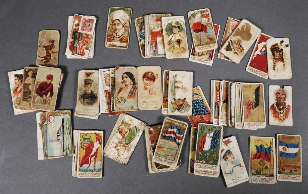 Appraisal: ALLEN GINTER C TOBACCO CARDSMore than six dozen th century