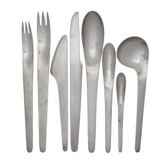 Appraisal: ARNE JACOBSEN AJ flatware piece ARNE JACOBSEN - J MICHELSENTwenty-one