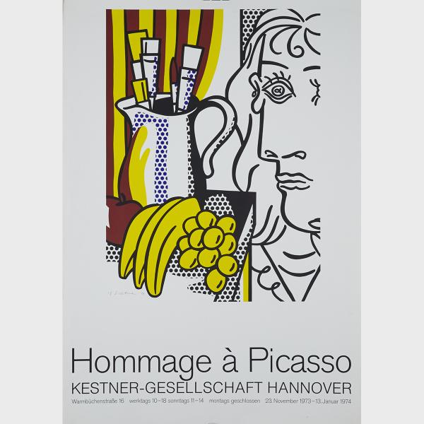 Appraisal: Roy Lichtenstein - TWO POSTERS HOMMAGE A PICASSO AMERIKANSK POP-KONST