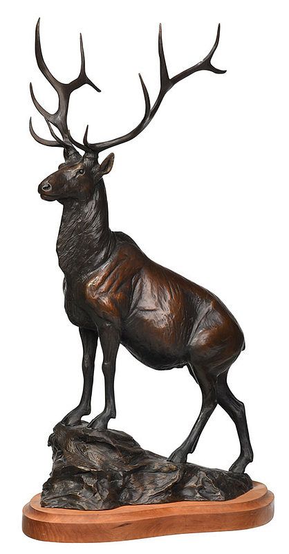 Appraisal: Forest Hart Maine th st century Elk Ridge edition signed