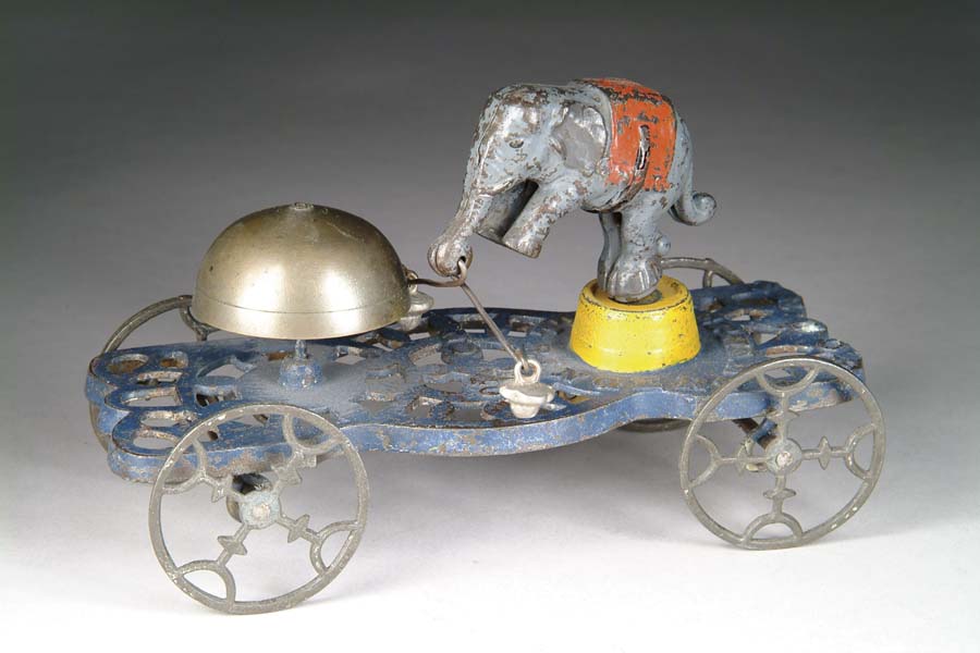 Appraisal: TRICK ELEPHANT BELL TOY Manufactured by The Gong Bell Co