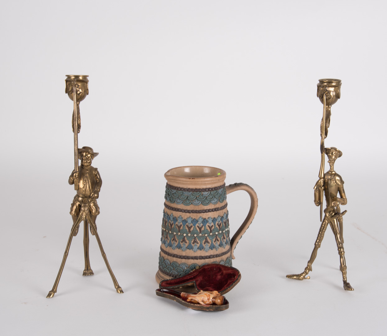 Appraisal: Assorted items including a cased meerschaum pipe pottery mug and