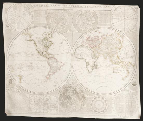 Appraisal: World Samuel Dunn A General Map Of The World Or