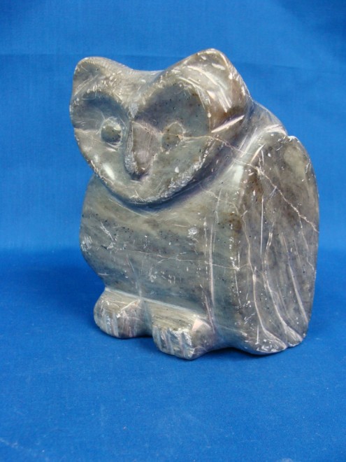 Appraisal: ist th century OWL Soapstone H inches