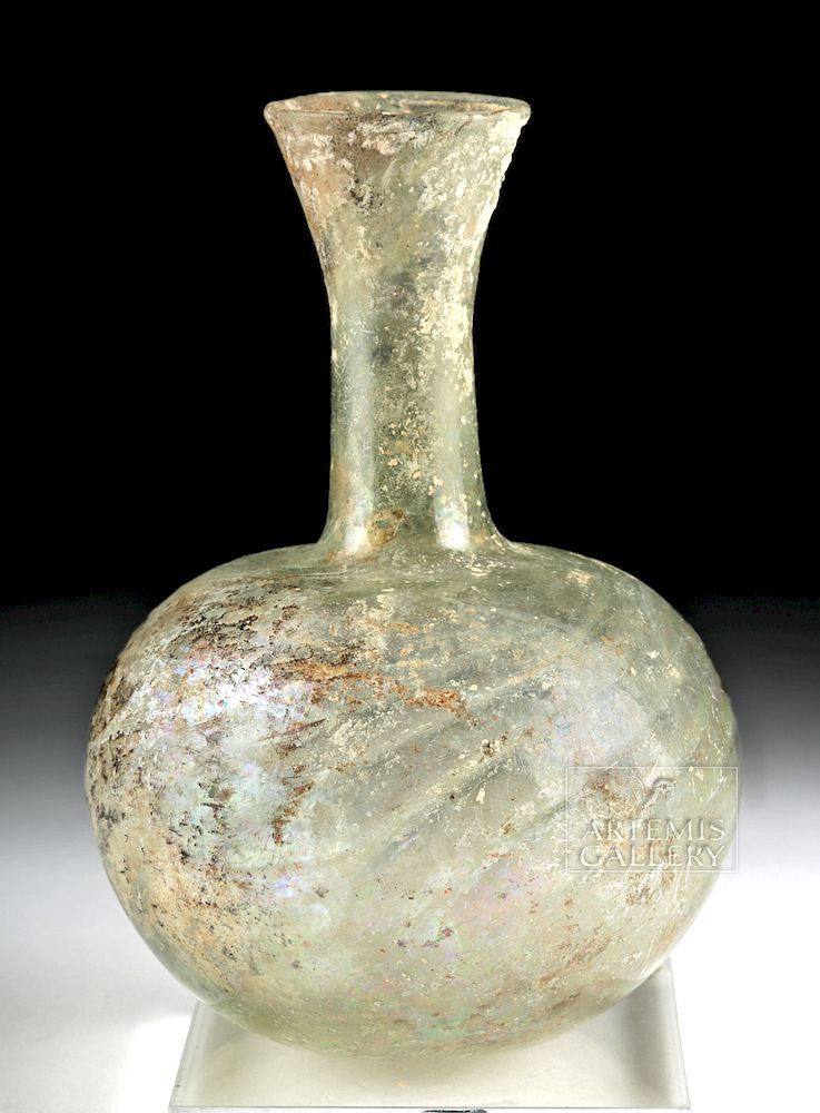 Appraisal: Roman Glass Bottle - Globular Form Holiday Shipping Deadlines USA