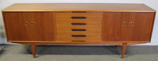 Appraisal: Danish Modern Cabinet Sideboard Very clean midcentury style server with