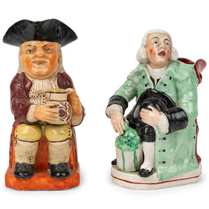 Appraisal: A Nightwatchman Toby Jug and Another Toby Jug th Century