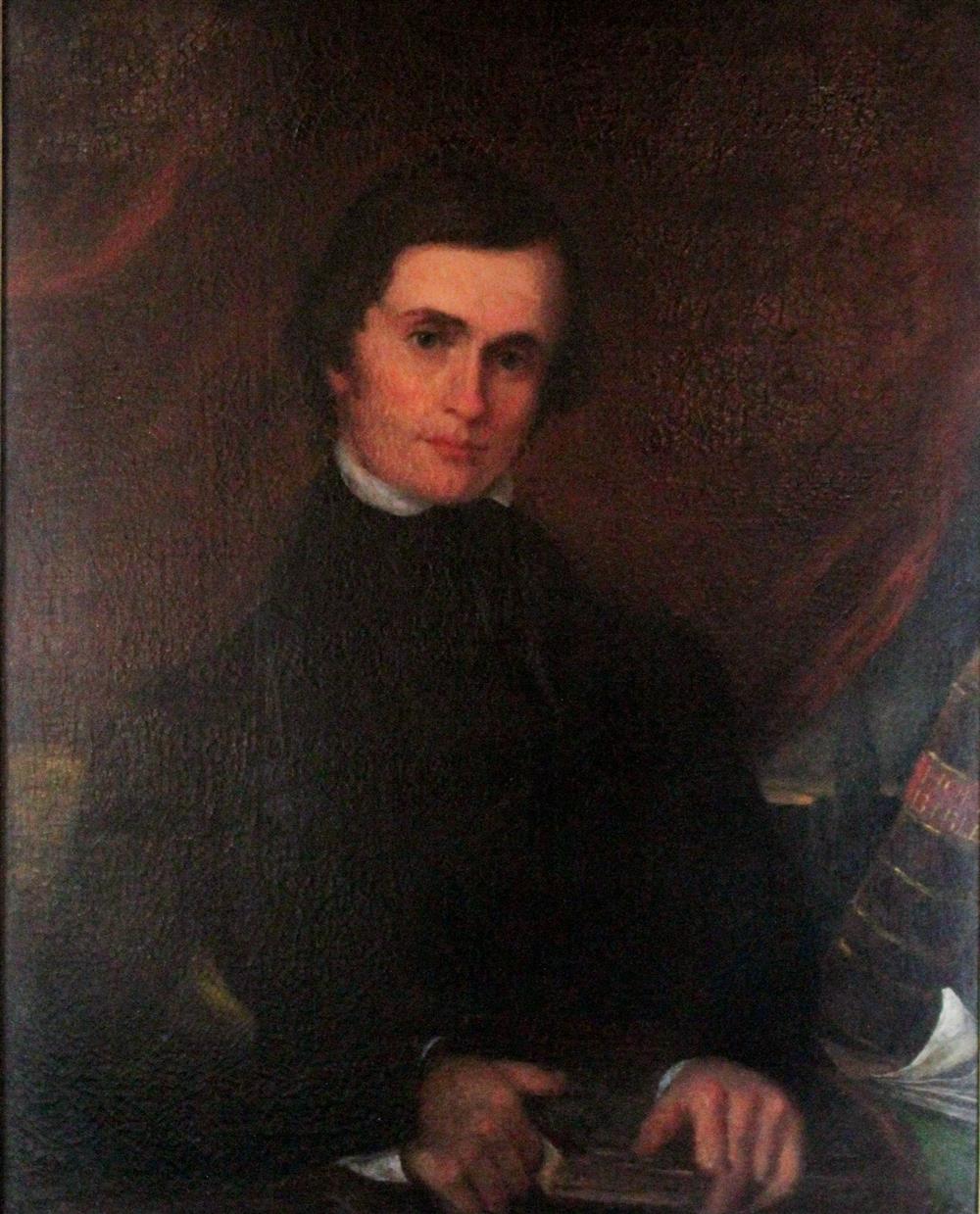 Appraisal: AMERICAN SCHOOL TH CENTURY PORTRAIT OF REVEREND A D POLLOCK