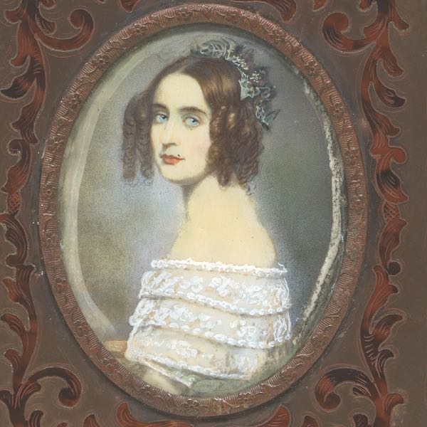 Appraisal: PORTRAIT MINIATURE OF ALEXANDRA AMALIE PRINCESS OF BAVARIA - x