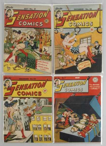 Appraisal: Lot of s Sensation Comics Description This lot includes issues