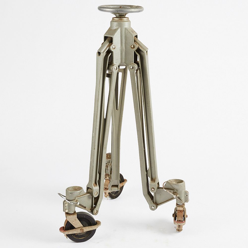 Appraisal: Linhof DeLuxe Geared Dolly Studio Tripod Stand Linhof DeLuxe geared