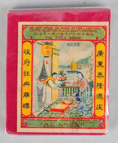 Appraisal: Joss -Pack Firecrackers Class Manufactured by Tai Loong May be