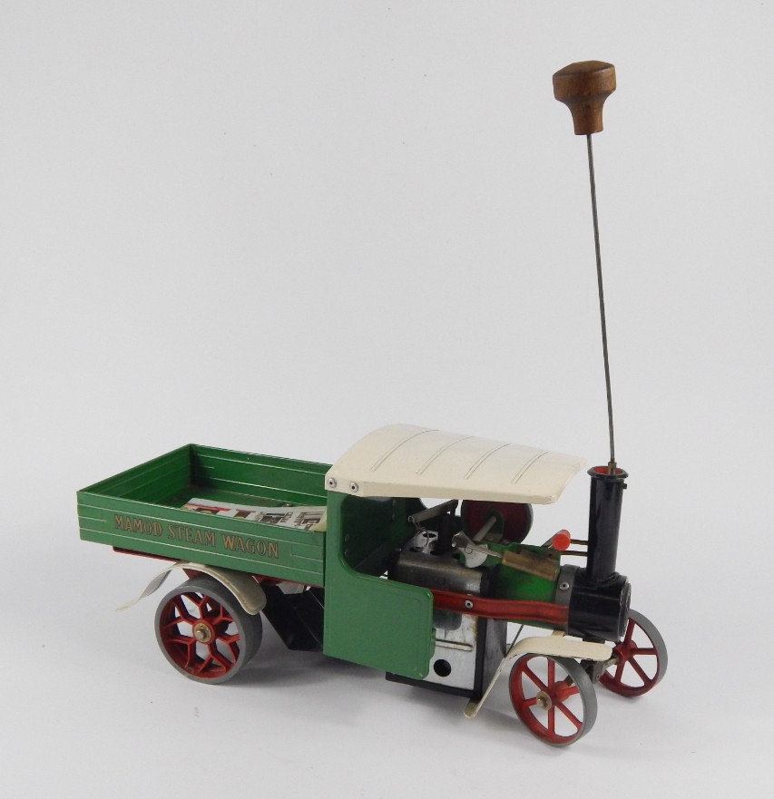 Appraisal: A thC Mamod five steam wagon with cylindrical burner and