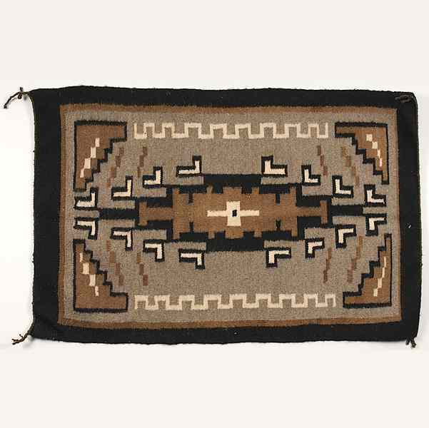 Appraisal: Rena Begay Navajo Weaving woven with hand-spun and commercial wool