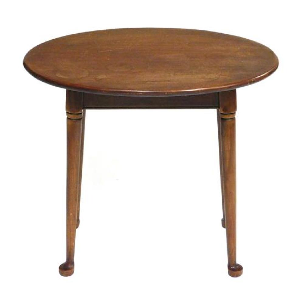 Appraisal: Queen Anne style tea table American early th C cherry