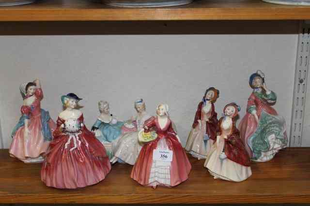 Appraisal: A COLLECTION OF VARIOUS SEVEN ROYAL DOULTON FIGURES including 'The