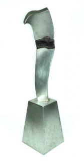 Appraisal: CONTEMPORARY STAINLESS STEEL MCM SCULPTURE Contemporary stainless steel free formed