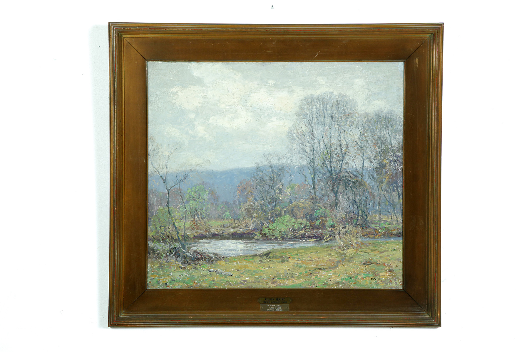 Appraisal: SPRING LANDSCAPE BY WILSON HENRY IRVINE CONNECTICUT ILLINOIS - Oil