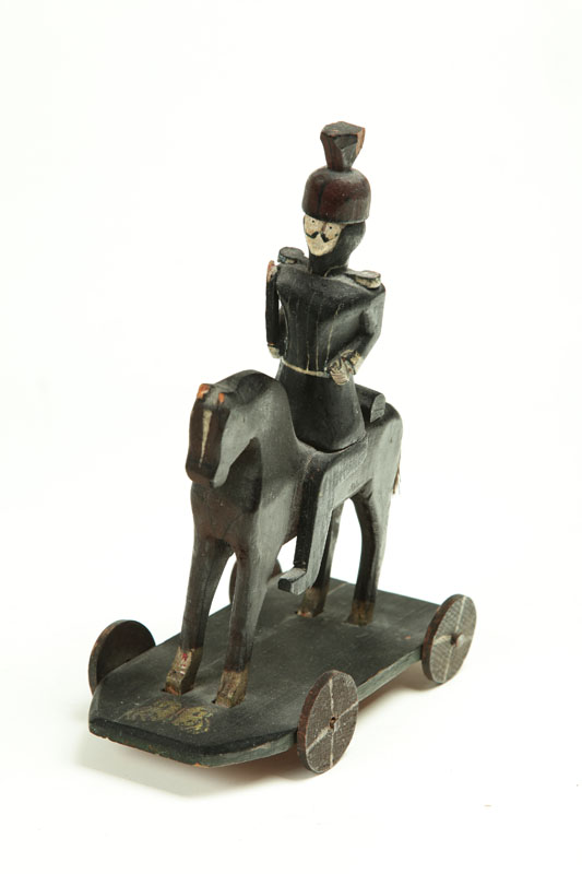 Appraisal: FOLK ART PULL TOY American or European late th century