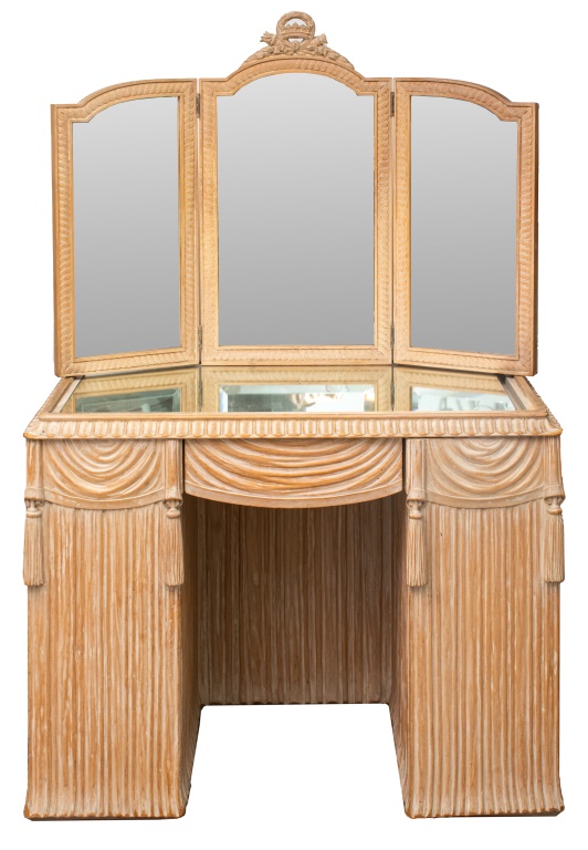 Appraisal: DOROTHY DRAPER ATTR EMPIRE REVIVAL VANITY Dorothy Draper American -